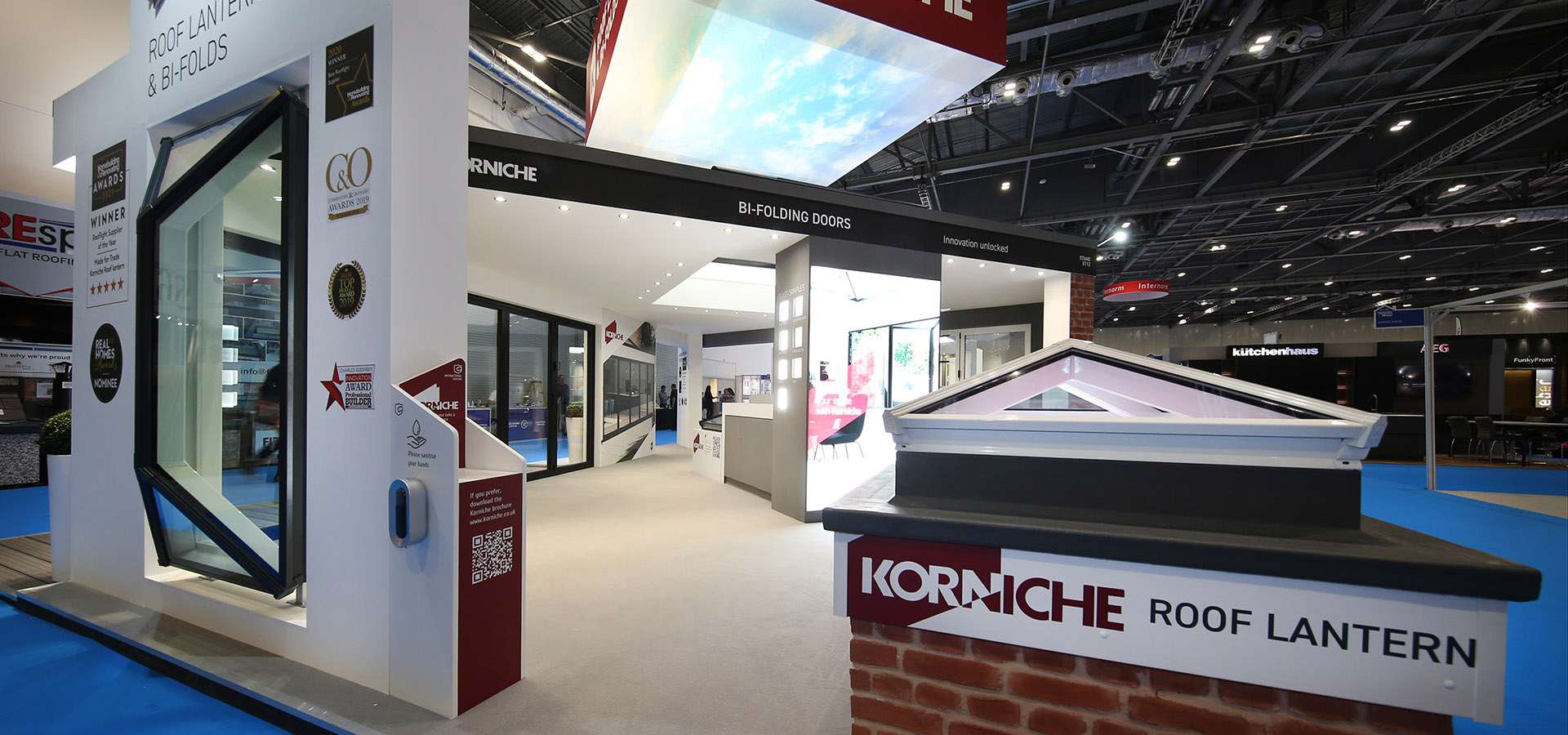 Korniche roof lantern at show 3 Korniche roof lantern at show 3