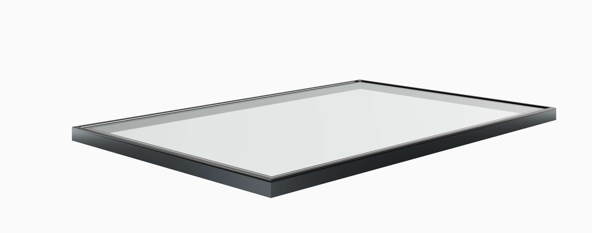 Korniche Flat Glass in Anthracite Grey Korniche Flat Glass in Anthracite Grey