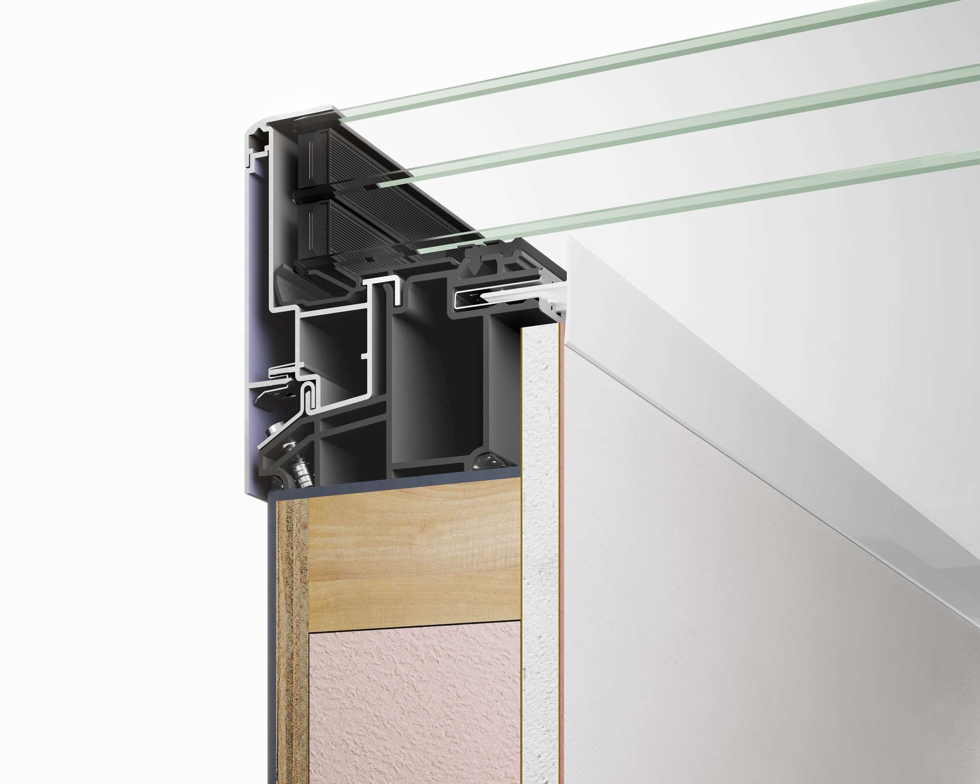 Korniche Flat Glass Triple Glazing Korniche Flat Glass Triple Glazing