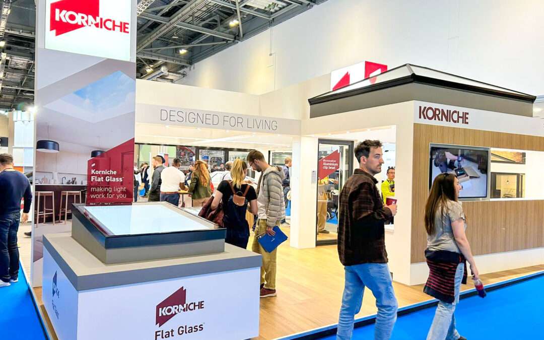 Homebuilding and renovating show Korniche Stand at ExCeL London September 2023
