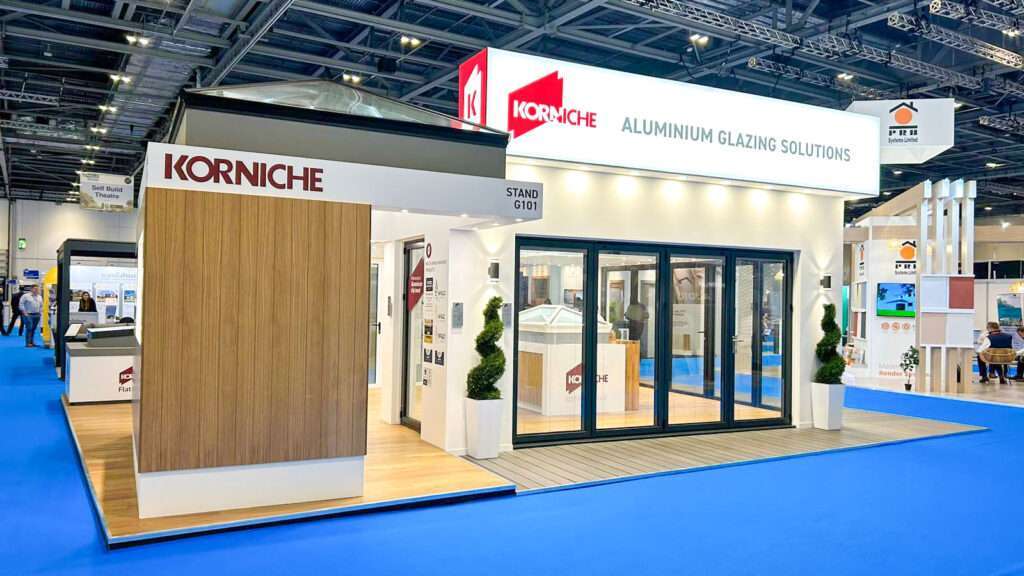 Korniche Stand G101 at the Homebuilding & Renovating Show London Excel 2023