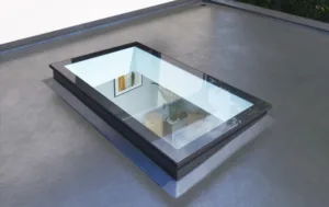 Secure Korniche FlatLite Rooflight: PAS24 Rated Exterior